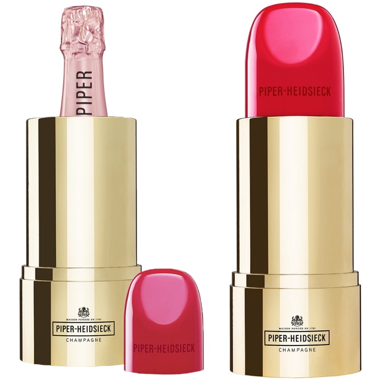マ*ー様 【交渉可】PIPER-HEIDSIECK ロゼシャンパン ギフトボック NV ロゼ ソヴァージュ ダッシュ オブ セダクション リップスティック