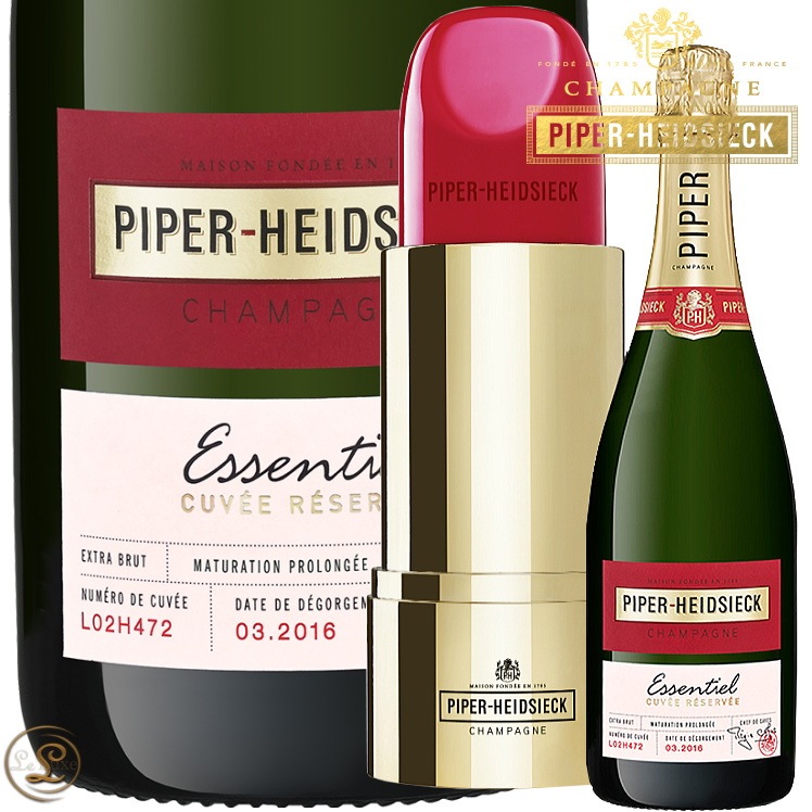 NV å󥷥 ȥ ֥å å   åץƥå ܥå ѥѡ ɥå  ѥ ɸ 750ml Piper Heidsieck Extra Brut Dash of Seduction Lipstick BOX NV