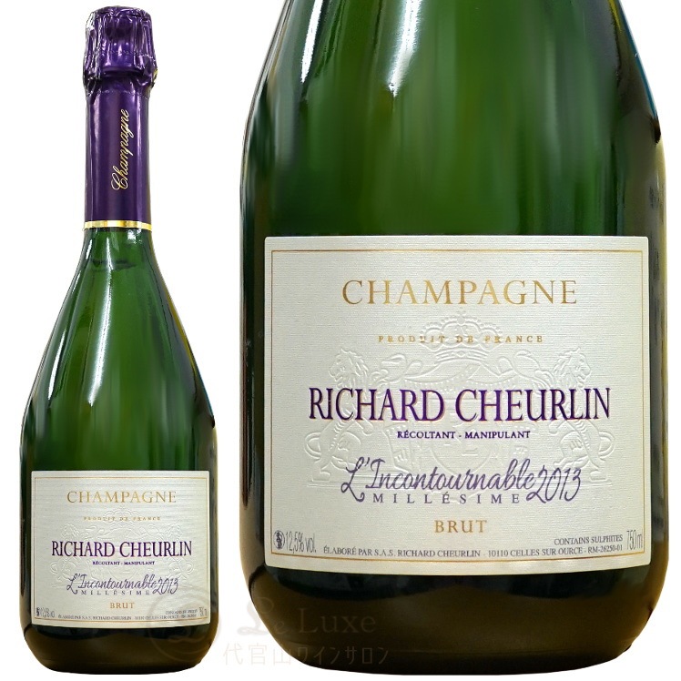 2013 ֥å 󥳥ȥʡ֥ ꥷ㡼   ѡ˥ ˢ ɸ  750ml Richard Cheurlin Brut l'Incontournable Millesime