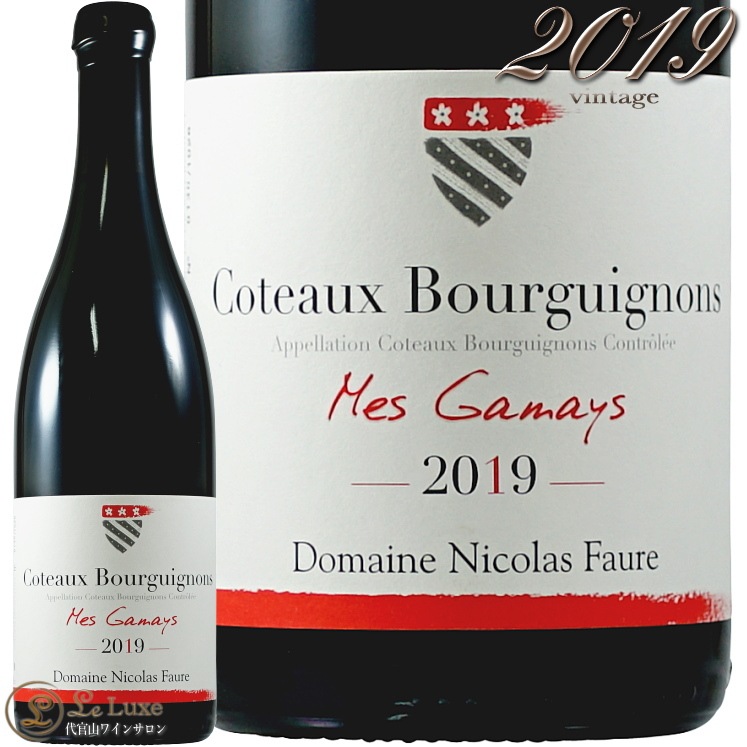 2019 ȡ ֥륮˥ 롼  ᥤ ˥ ե  ֥磻 ɸ 750ml Nicolas Faure Coteaux Bourguignons Rouge Mes Gamaysn