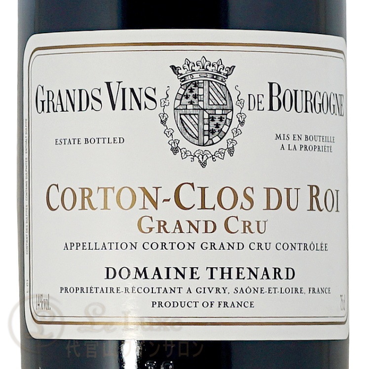 2019 ����ȥ� ���� �ǥ� ���� ����� ����� �ɥ᡼�� �ƥʡ��� ������ �֥磻�� �ɸ� 750ml Domaine Thenard Corton Clos du Roi Grand Cru