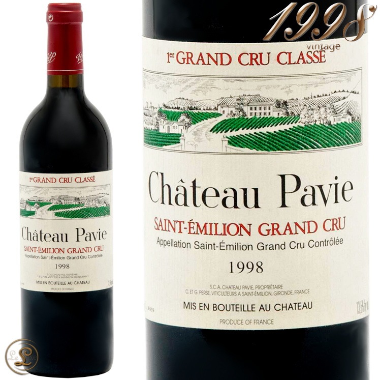 1998 ȡ ѥ ֥磻 ɸ 750ml Chateau Pavie