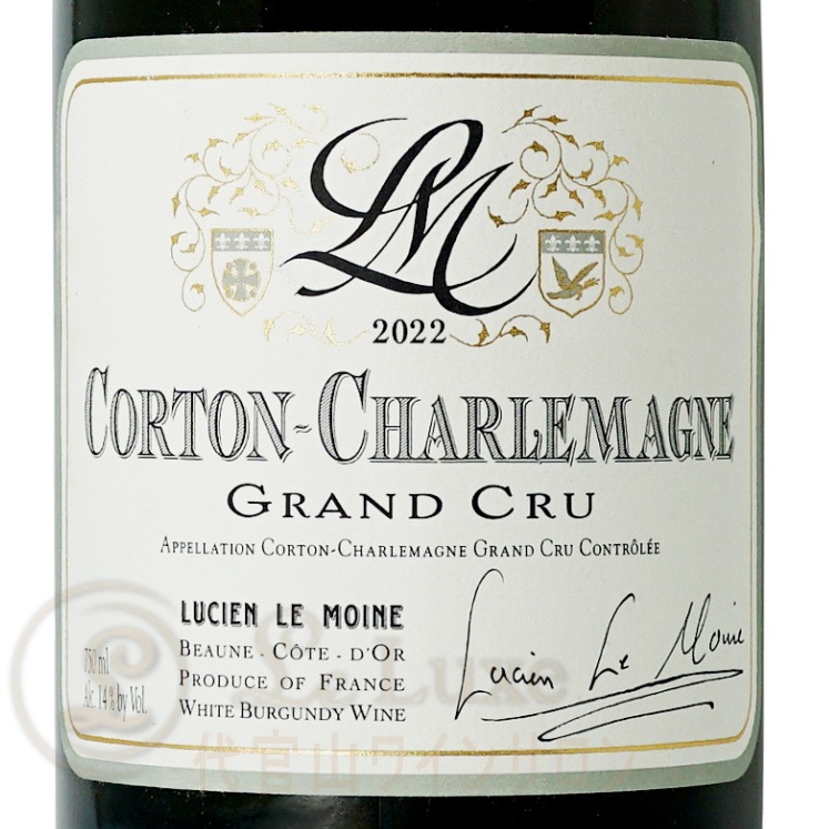 2022 ȥ ޡ˥   륷   磻 750ml Lucien Le Moine Corton Charlemagne Grand Cru
