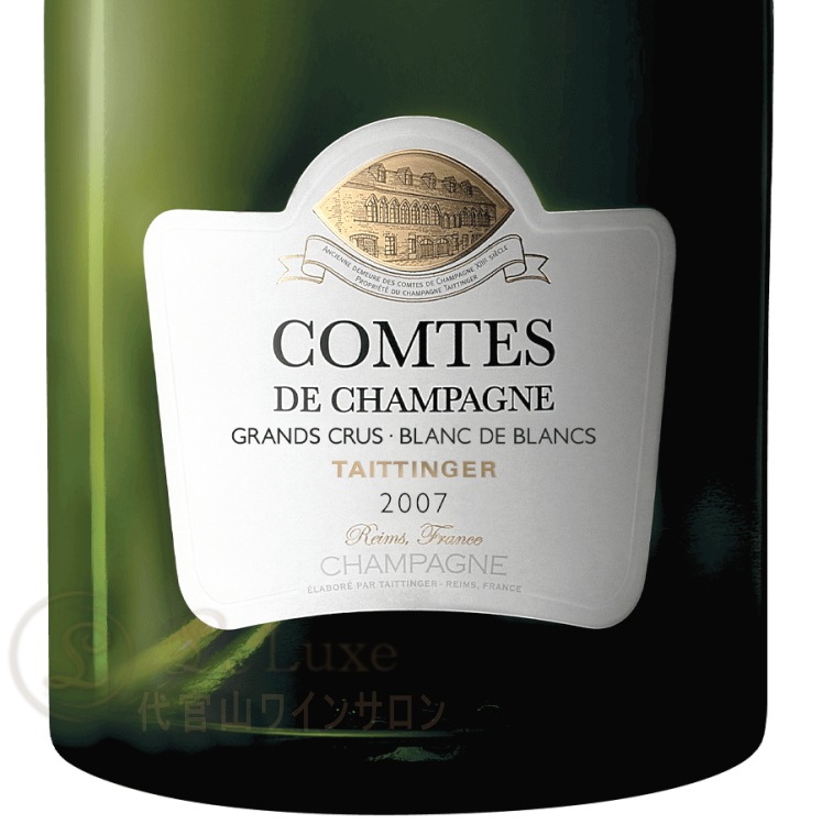 2007 �ƥ��󥸥� ����� �� �����ѡ��˥� �֥�� �� �֥�� �����ѥ� �ɸ� �� 750ml Taittinger Comtes de Champagne Blanc de Blancs