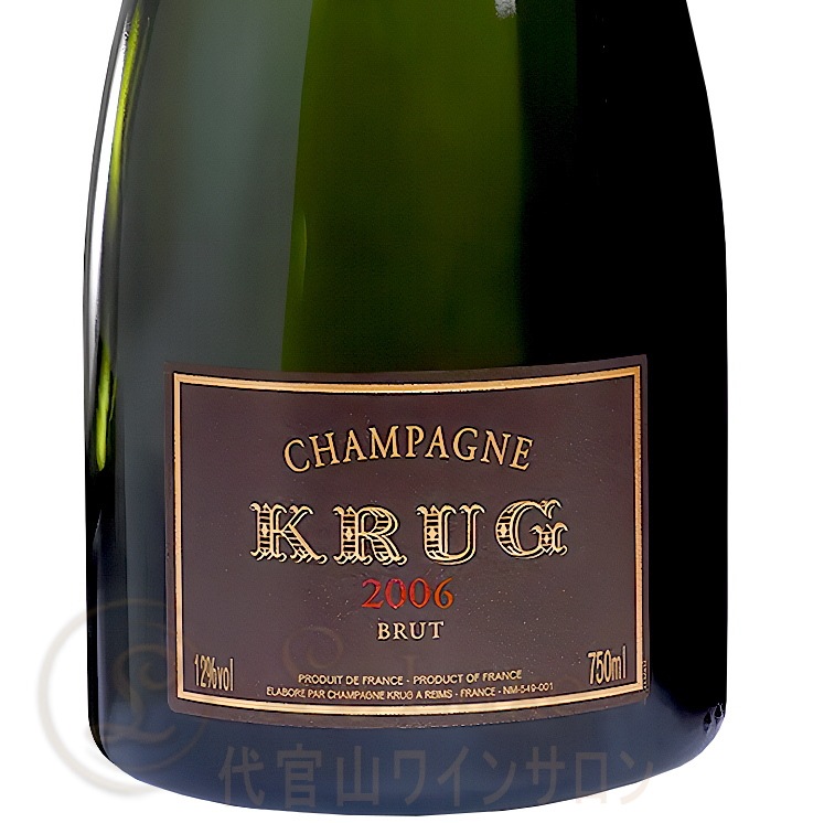 2006 ������ơ��� �����å� �����ѥ� �ɸ� �� 750ml KRUG Vintage
