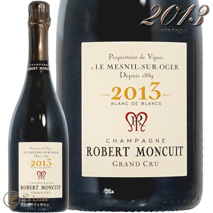 2013 ����� ����� �֥�� �� �֥�� �ߥ쥸��  ���١��� ��󥭥奤 ������ �����ѥ� �ɸ� �� 750ml Robert Moncuit Blanc de Blancs Millesime Grand Cru
