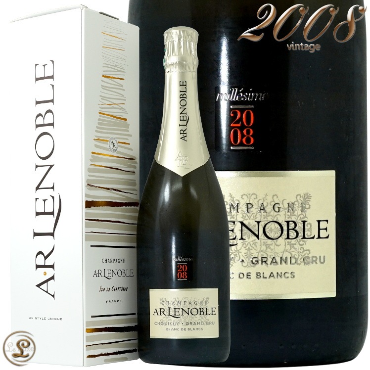 2008 ֥  ֥   奤 ߥ쥸 A.R. Ρ֥ ե ܥå ѥ ɸ  750ml Ȣ A.R Lenoble Blanc de Blancs Grand Cru Chouilly Millesime