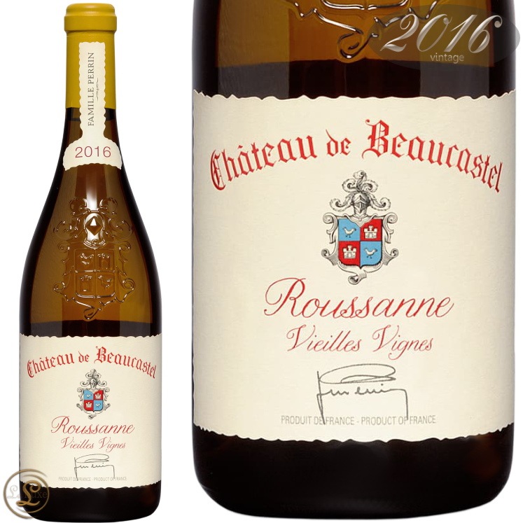 2016 シャトーヌフ デュ パプ ブラン ルーサンヌ V.V. シャトー ド