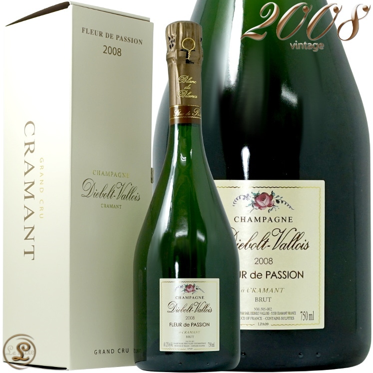 2008 ֥  ֥ ե롼  ѥå ǥܥ   Ȣ ѥ ɸ  750ml ѥå Diebolt Vallois Blanc de Blancs Fleur de Passion BOX