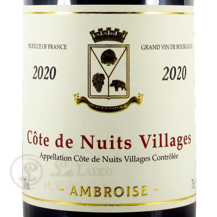 2020   ˥奤 顼 ٥ȥ ֥  ֥磻 ɸ 750ml Bertrand Ambroise Cote de Nuits Villages
