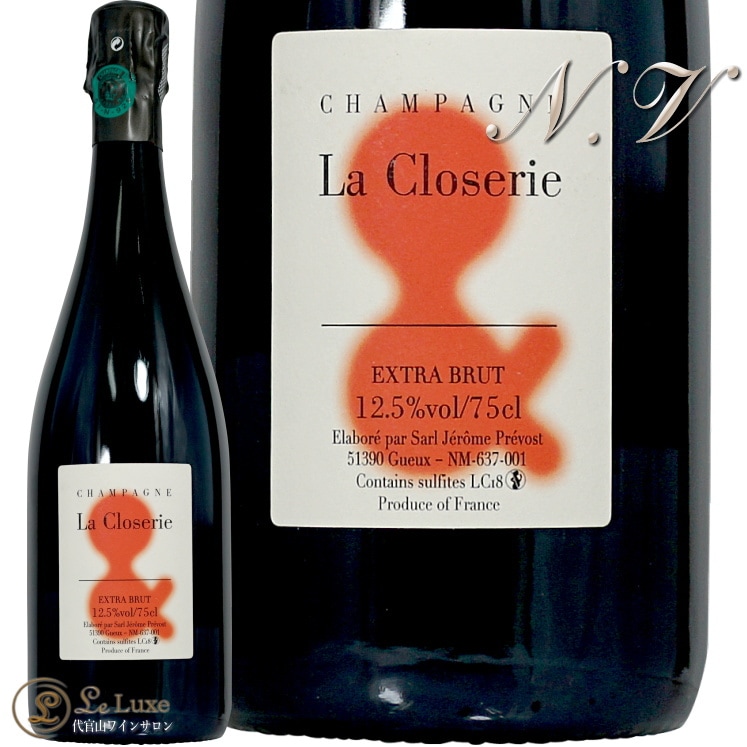 ジェローム・プレヴォー　La Closerie 2018 NV LC18 ラ クロズリー & エクストラ ブリュット ジェローム