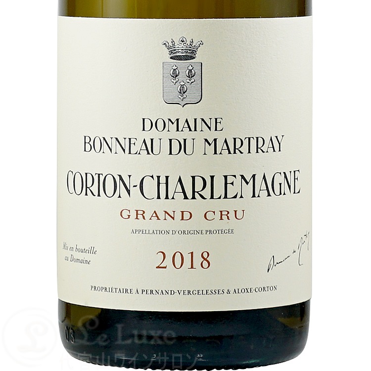 2018 ����ȥ� ������ޡ��˥� ����� ����� �ܥΡ� �ǥ� �ޥ�ȥ쥤 ������ ��磻�� �ɸ� 750ml Domaine Bonneau du Martray Corton Charlemagne Grand Cru