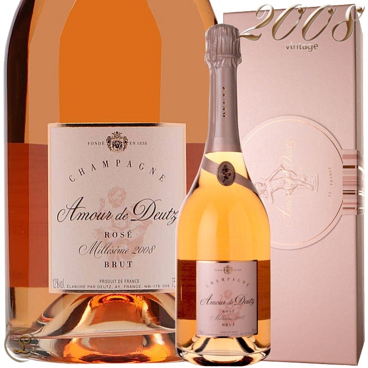 2008 ࡼ  ɥ  ɥ ե ܥå ROSE ɸ ѥ 750ml Deutz Amour de Deutz Rose 2008 BOX