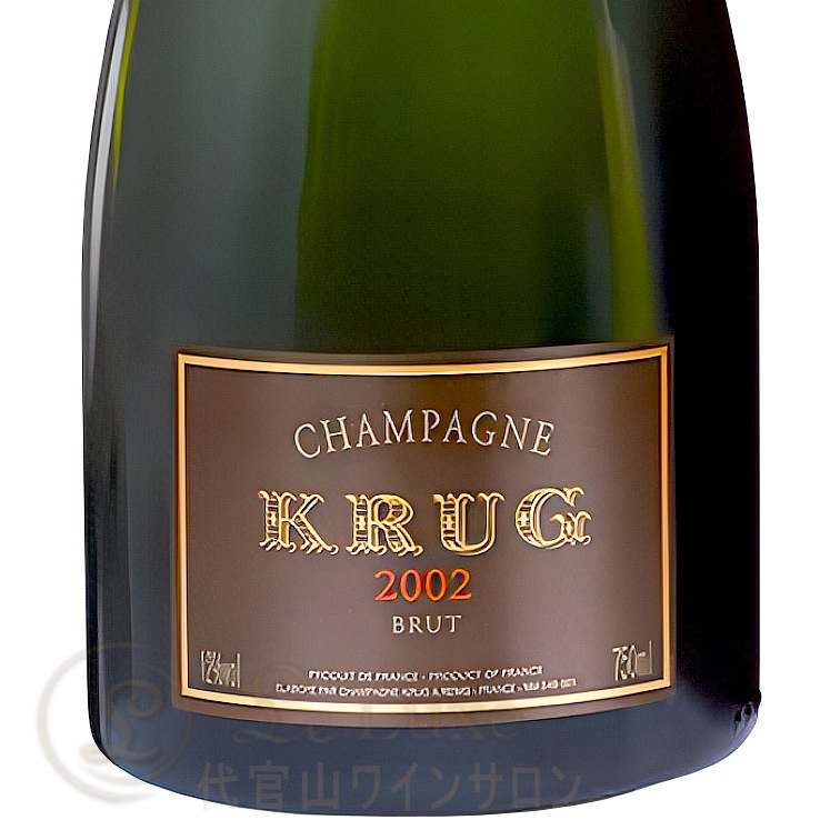 2002 ������ơ��� �����å� �����ѥ� �ɸ� �� 750ml KRUG Vintage