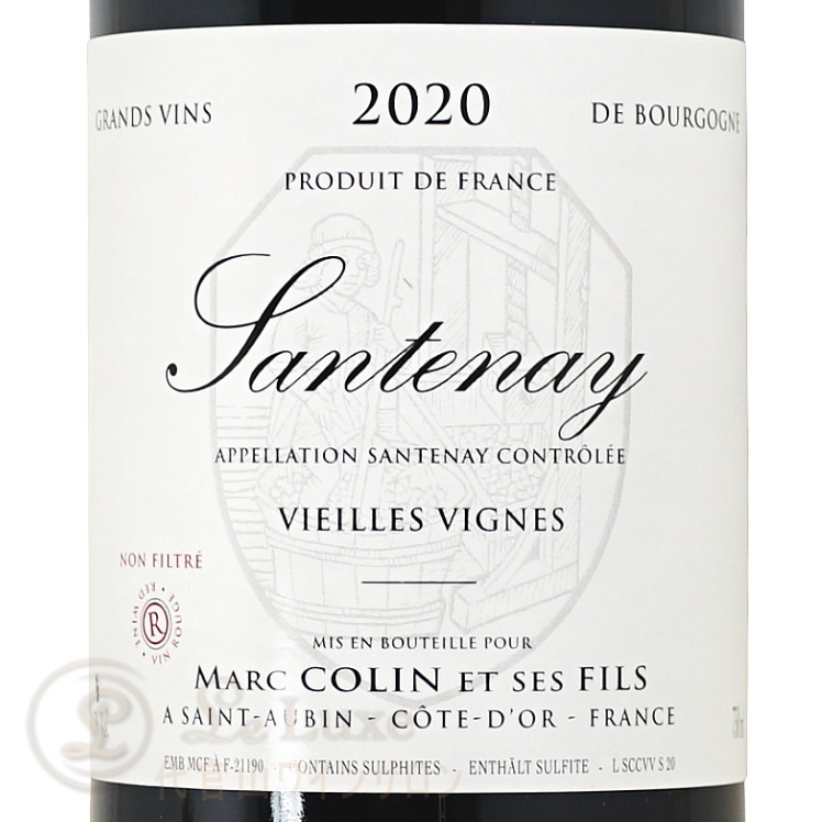2020 ����ȥ͡� ���������� �������˥� �롼���� �ޥ륯 ����� ������ ��磻�� 750ml Marc Colin et Ses Fils Santenay  Vieilles Vignes Rouge