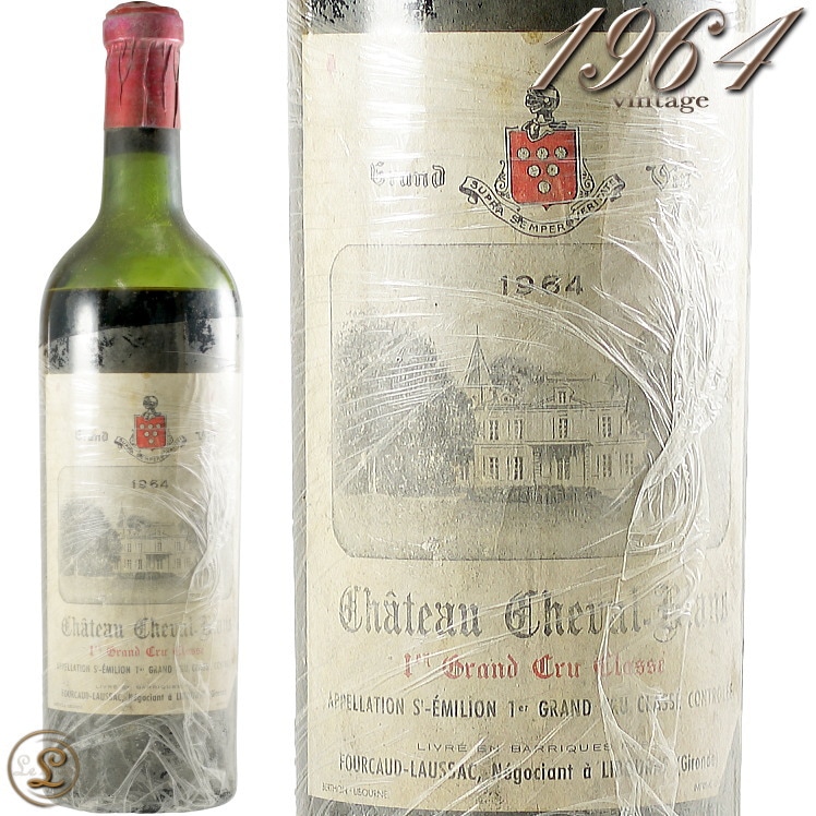 1964 シャトー シュヴァル ブラン 赤ワイン 辛口 750ml 古酒 Ch
