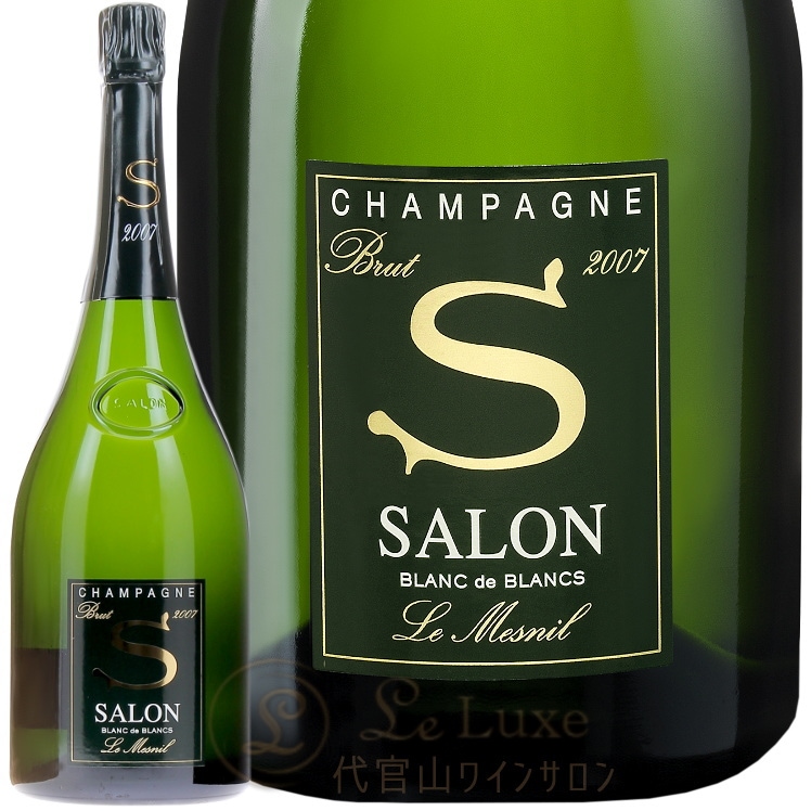 2007 �ޥ��ʥ� ������ �֥�� �� �֥�� �� ��˥� �֥��å� �������S �����ѥ� �ɸ� �� 1500ml Champagne SALON Blanc de Blancs Le MesnilCuvee S magnum