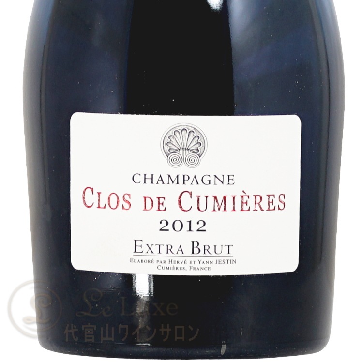 2012 ���� �� ����ߥ����� �����ѡ��˥� ������� �� ��� ���������� �����ѥ� �� 750ml Champagne Herve et Yann Jestin Clos de Cumieres