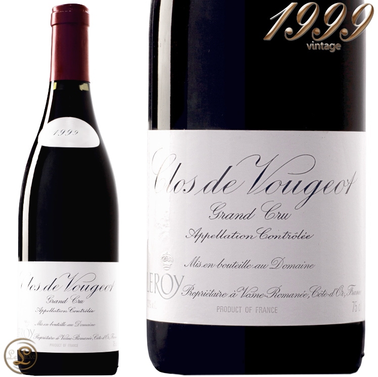 ルロワ 1999 クロドヴージョ 1999 クロ ド ヴージョ グラン クリュ ドメーヌ ルロワ 赤ワイン 辛口