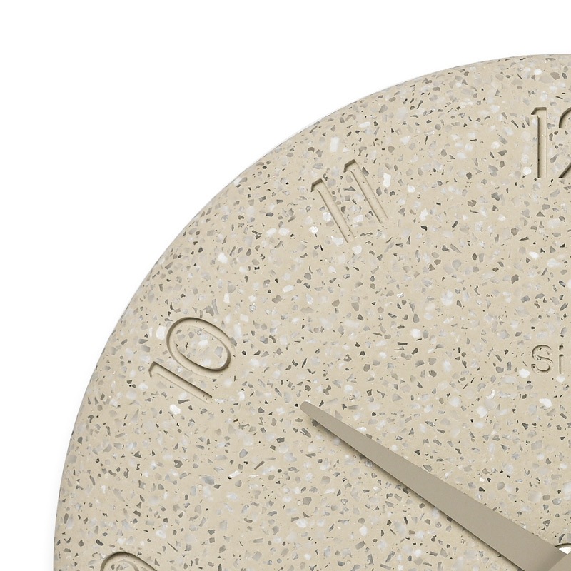 珪藻土の時計 (洗い出し) - DESIGN OBJECTS - レムノス