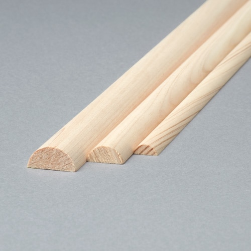 白木丸棒1/2 900mm