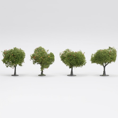 ウッドランド 完成樹木 リンゴの木 (TR3591)
