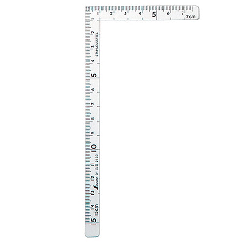 シンワ 曲尺 五寸法師 | 建築模型材料,模型を作る道具,直定規・スコヤ