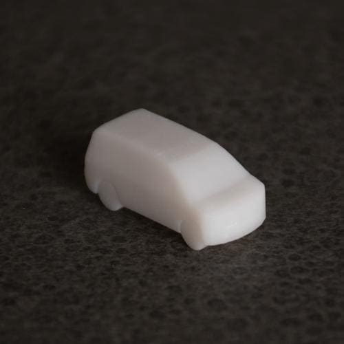 レモン 自動車模型 ワンボックス 1/200