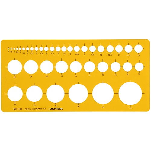 ウチダ 円定規 No.101