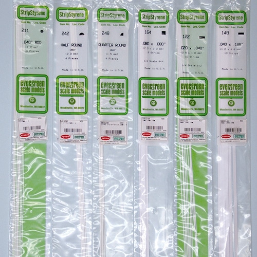 エバーグリーン1/4丸棒 350mm