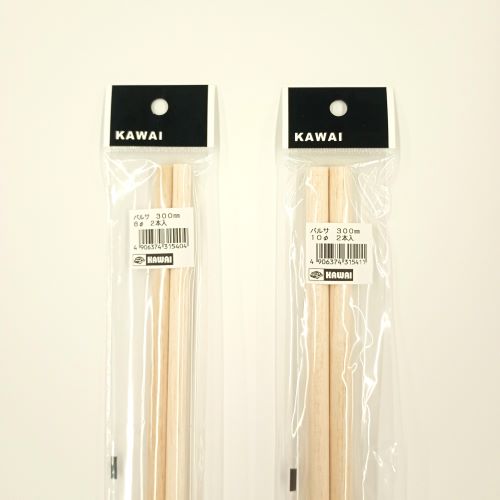 バルサ丸棒300mmパック