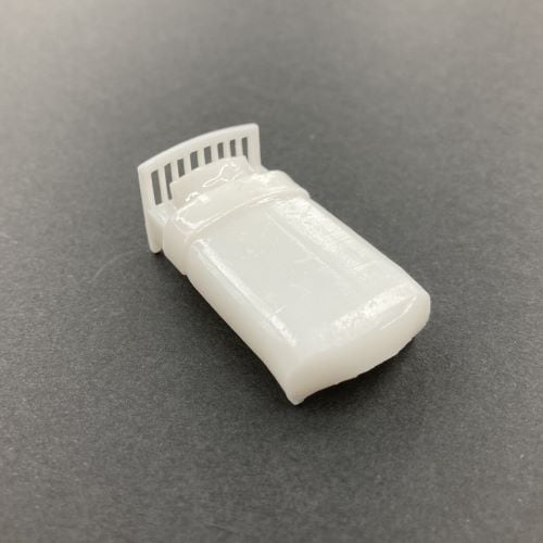 レモン インテリア模型 ベッド（シングル）1/100