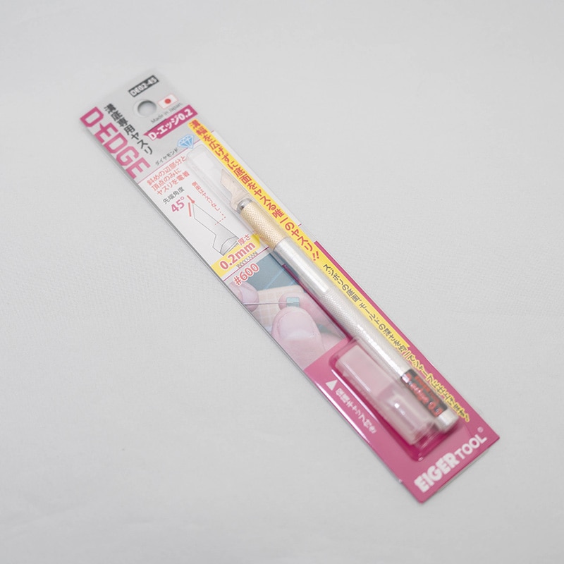溝底専用ヤスリ D-エッジ 先端角度 22° DE02-22 | 建築模型材料,模型を