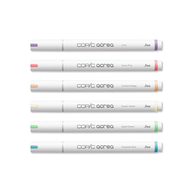 コピックアクレア 6色セット ライト