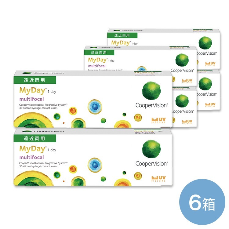 マイデイマルチフォーカル(遠近両用) 6箱　　両眼3ヶ月分