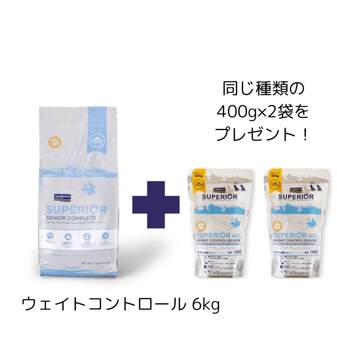 フィッシュ4ドッグ / スーペリア ウェイトコントロール 6kg 楽天市場