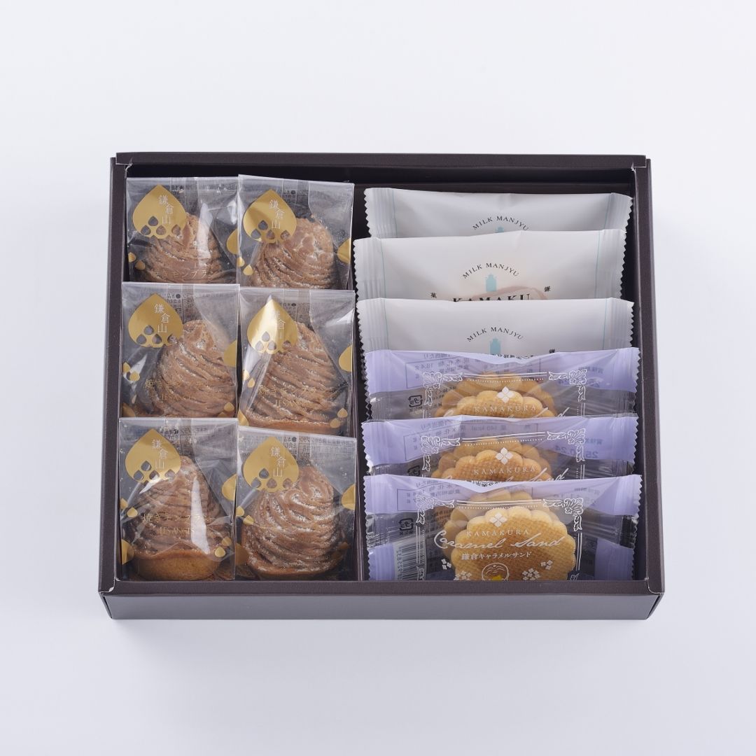 鎌倉アソート11 焼きモンブラン＆鎌倉菓子２種