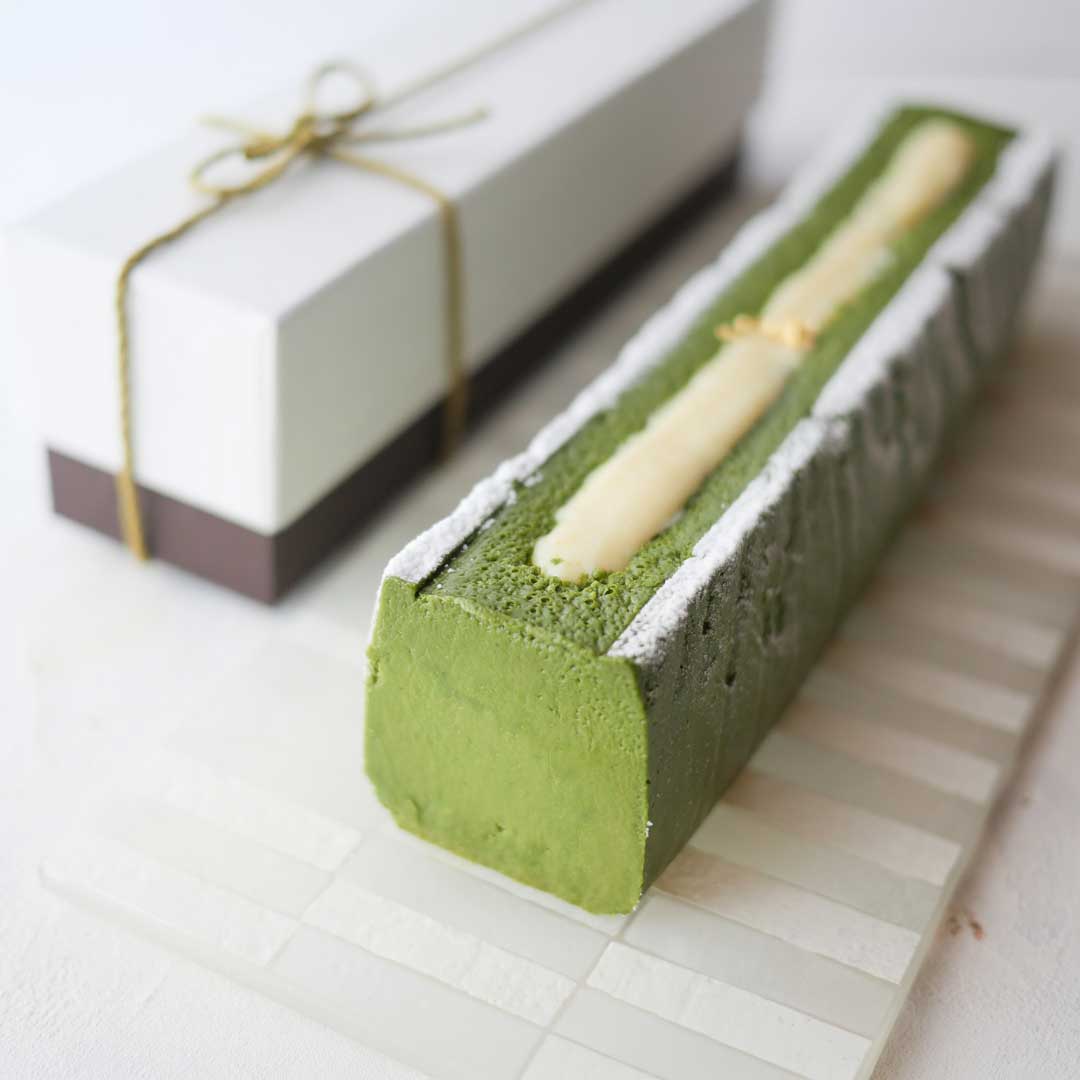 宇治抹茶のテリーヌ ロング　　　　　オリジナル抹茶 万丈の蒼使用