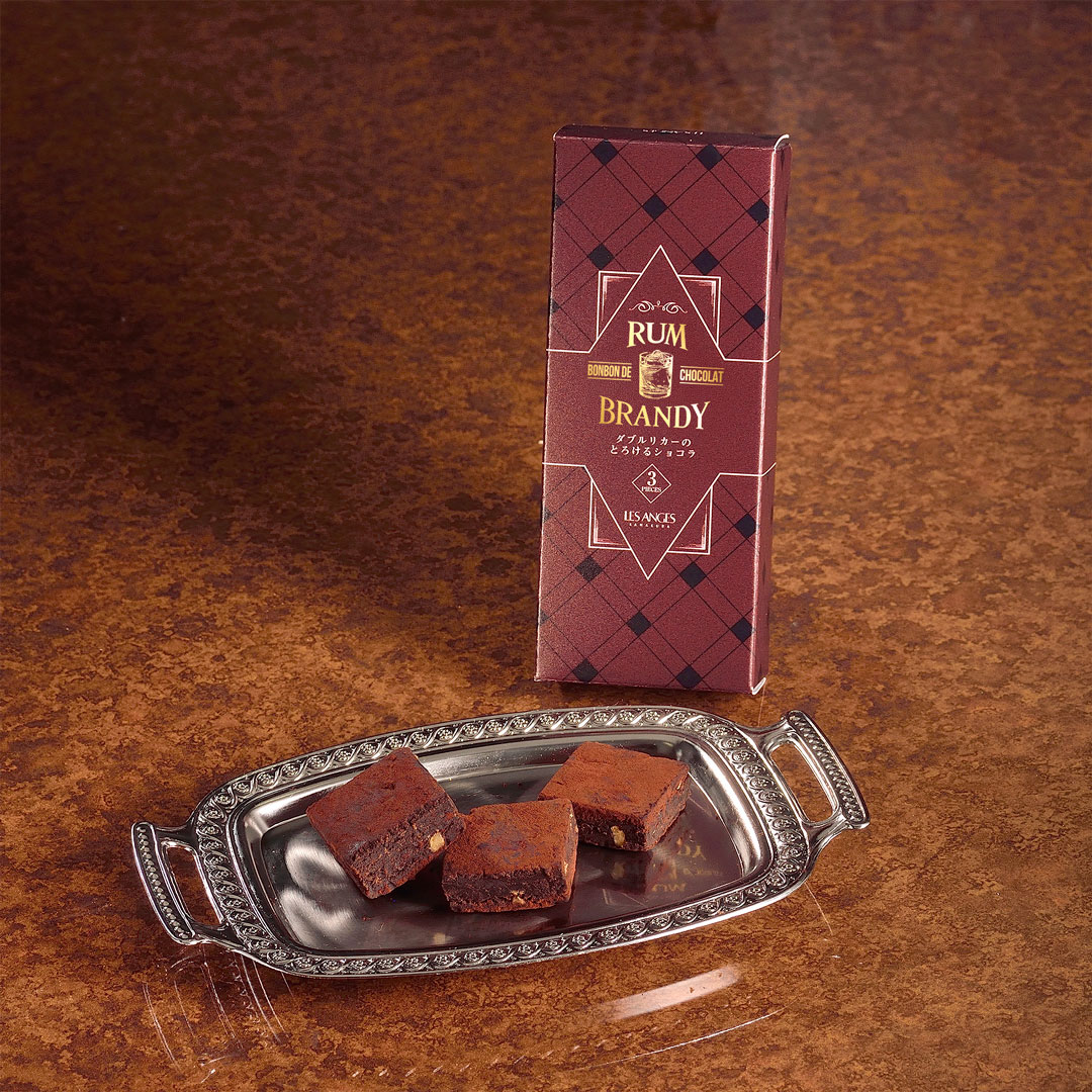 ダブルリカーのとろけるショコラ　３個入