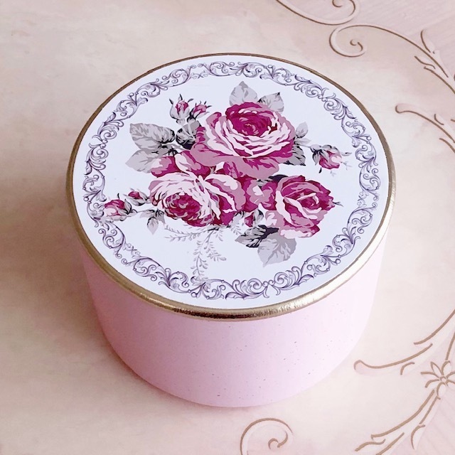 ミラー付き小物入れ　ルーシー　【薔薇雑貨　ローズ雑貨　姫系雑貨　インテリア雑貨　ドレッサー　卓上ミラー　鏡台】