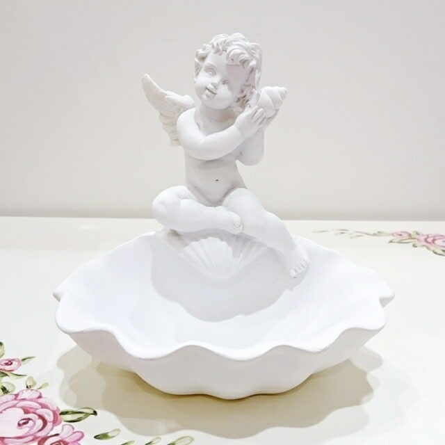 エンジェルシェル型小物入れ 【天使雑貨 エンジェル雑貨