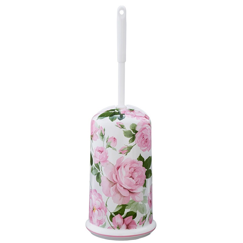 陶器トイレブラシ　ロイヤルアーデン　【薔薇雑貨　ローズ雑貨　サニタリーグッズ　お掃除　トイレタリー】