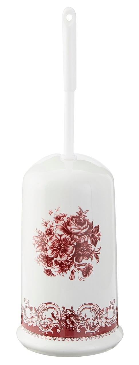 陶器トイレブラシ　ロイヤルアーデン　【薔薇雑貨　ローズ雑貨　サニタリーグッズ　お掃除　トイレタリー】