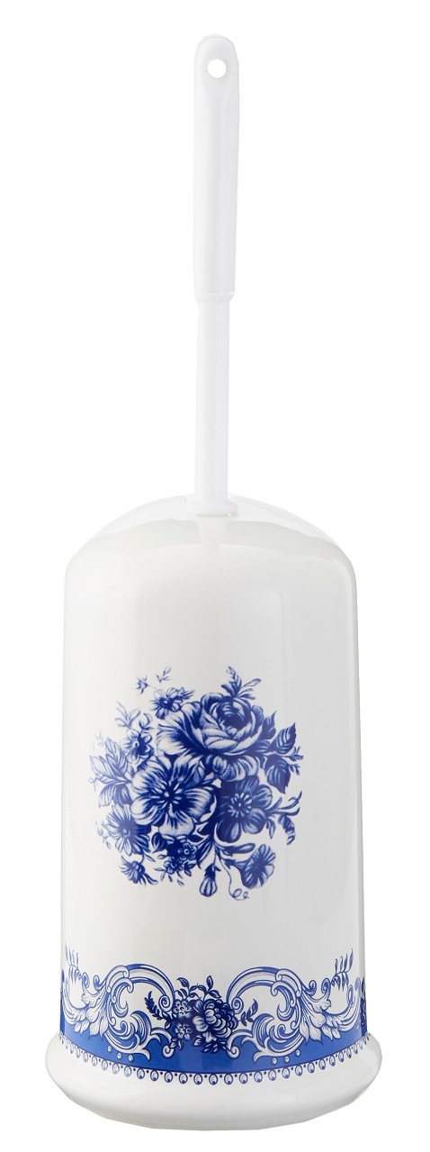 陶器トイレブラシ　ロイヤルアーデン　【薔薇雑貨　ローズ雑貨　サニタリーグッズ　お掃除　トイレタリー】