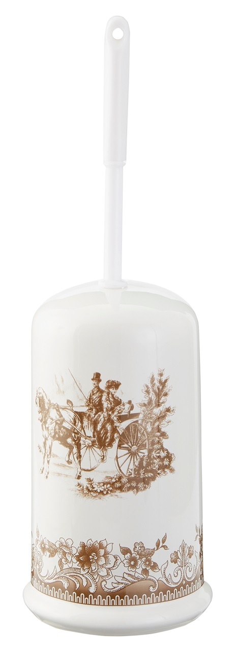 陶器トイレブラシ　ロイヤルアーデン　【薔薇雑貨　ローズ雑貨　サニタリーグッズ　お掃除　トイレタリー】