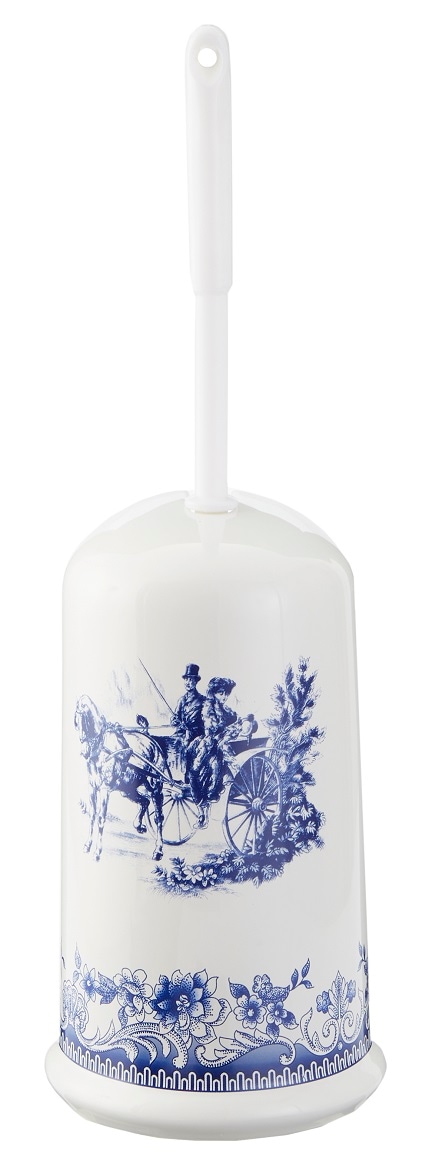 陶器トイレブラシ　ロイヤルアーデン　【薔薇雑貨　ローズ雑貨　サニタリーグッズ　お掃除　トイレタリー】