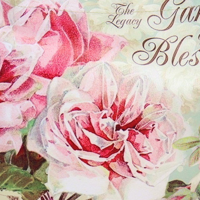 ローズトートバッグ　リング付き　【ショルダーバッグ　サブバッグ　お稽古バッグ　防水　薔薇雑貨　ローズ　バラ　可愛い　プリンセス】