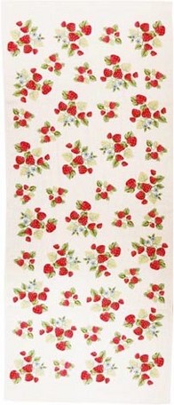 【メール便可】　やわ肌ガーゼフェイスタオル　ルーシー　日本製　【薔薇雑貨　タオル　バス　トイレ　ランドリー　ハンドタオル　贈り物】