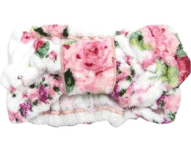 【メール便可】ヘアーバンド　ローズヴィーナス　日本製　【薔薇雑貨　ローズ雑貨　カチューシャ　洗面　サニタリー　花柄　タオル　パイル素材】