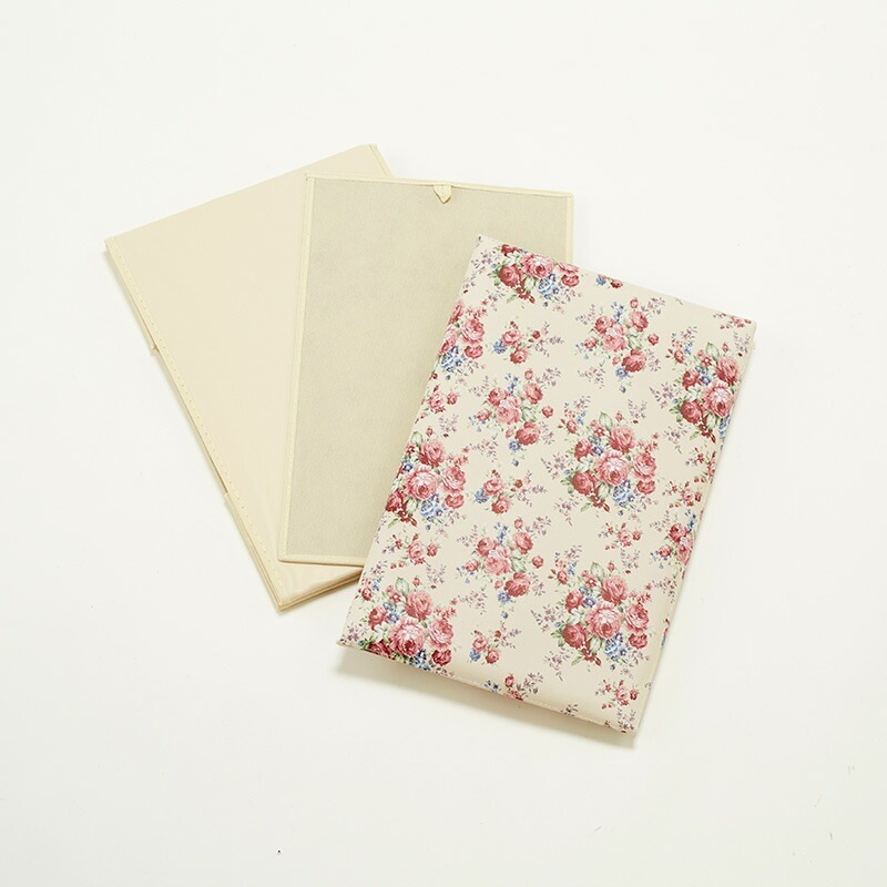 PVC収納スツール　レクタングル（長方形）　マリー　【薔薇雑貨　花柄　収納ボックス　おもちゃ箱　お片付け　インテリア】